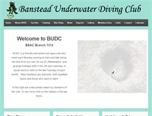 Tablet Screenshot of banstead-divers.co.uk